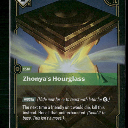 Zhonya's Hourglass #077/298 Foil Rare - Riftbound Origins TCG