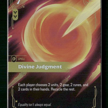 Divine Judgment #244/298 Foil Epic - Riftbound Origins TCG