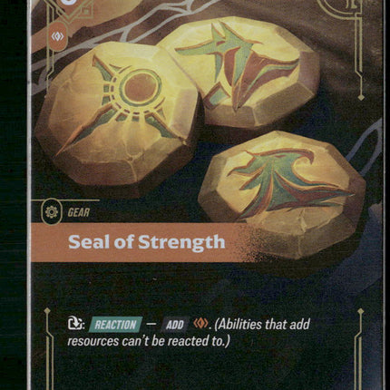 Seal of Strength #163/298 Foil Epic - Riftbound Origins TCG
