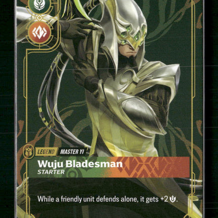Master Yi - Wuju Bladesman (Starter) #019/024 - Riftbound TCG