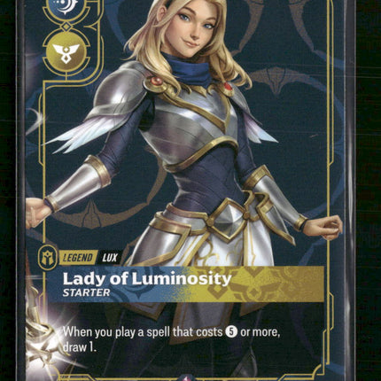 Lux - Lady of Luminosity (Starter) #021/024 Rare - Riftbound Origins TCG