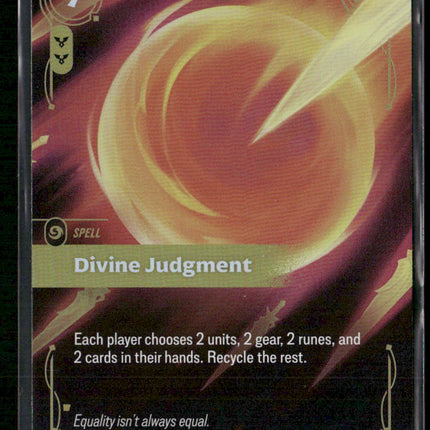 Divine Judgment #244/298 Foil Epic - Riftbound Origins TCG