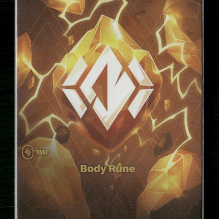 Body Rune (Alternate Art) #R04a Showcase - Riftbound Spiritforged TCG