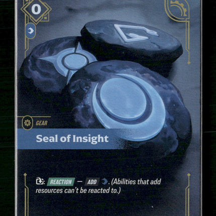 Seal of Insight #OGN • 120/298 - Riftbound Origins TCG