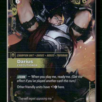 Darius - Executioner #243/298 Holofoil Epic - Riftbound Origins TCG