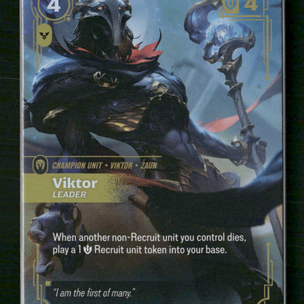 Viktor, Leader #246/298 Holofoil Legendary - Riftbound Origins TCG