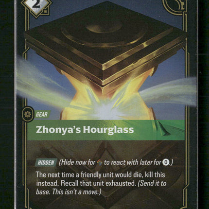 Zhonya's Hourglass #077/298 - Riftbound Origins TCG