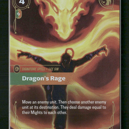 Dragon's Rage #258/298 Holofoil Rare - Riftbound Origins TCG