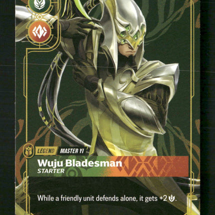 Wuju Bladesman, Starter #019/024 Holofoil - Riftbound TCG