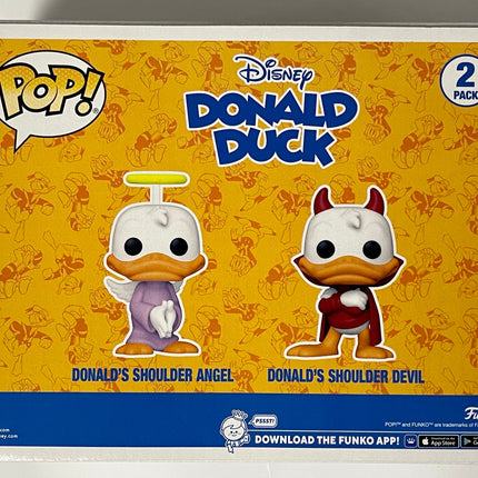 Funko Pop! Disney Donald’s Shoulder Angel & Devil 2-Pack Wonderous Con Exclusive