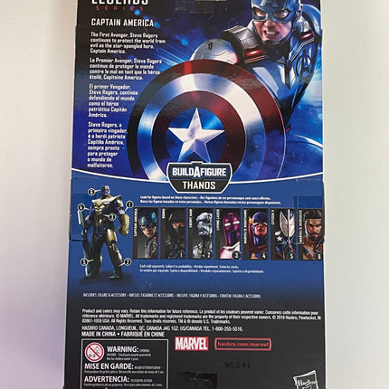Marvel Legends Avengers Endgame Captain America 6 Inch Figure Thanos BAF
