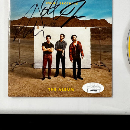 Jonas Brothers Signed The Album CD Card & CD Framed With JSA COA Nick Joe Kevin