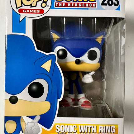 Funko Pop! Games Sonic the Hedgehog with Power Ring #283 Sega