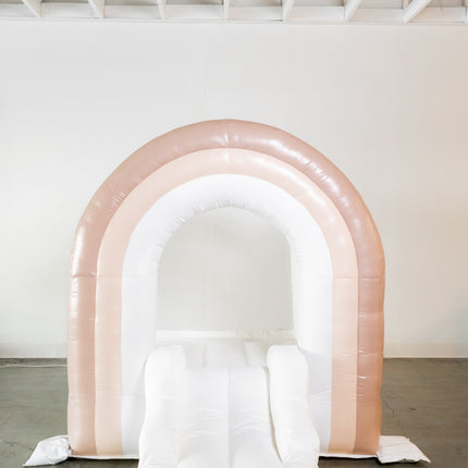 Mini Boho - Beige Rainbow Bounce House