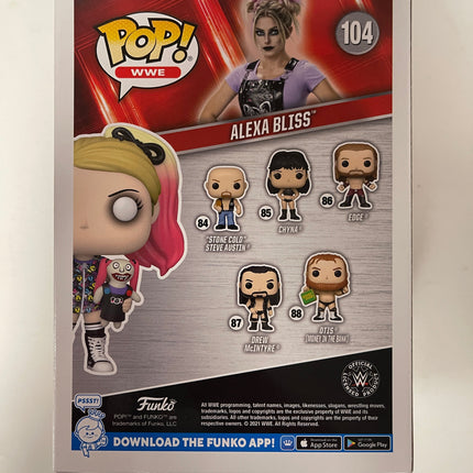 Funko Pop! WWE Diva Alexa Bliss With Doll #104 Walmart 2022 Exclusive