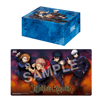 UNION ARENA Playmat & Half Storage Box set Jujutsu Kaisen