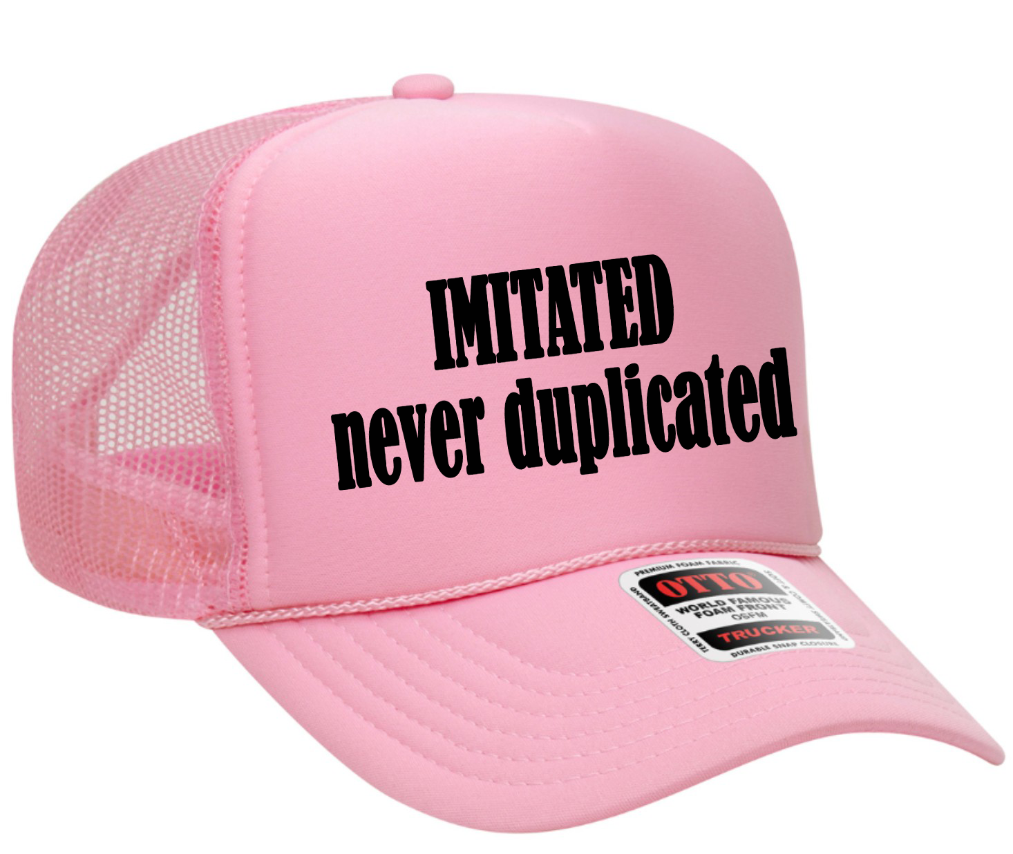 Imitated Never Duplicated Adult Otto Foam Trucker Hat