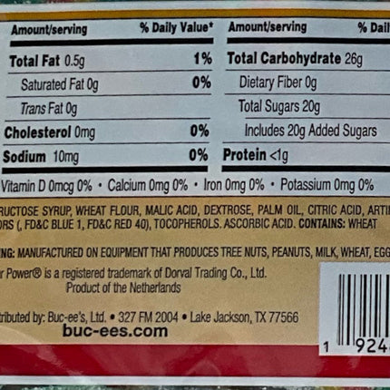 Buc-ee's Quattro Sour Power Candy Belts