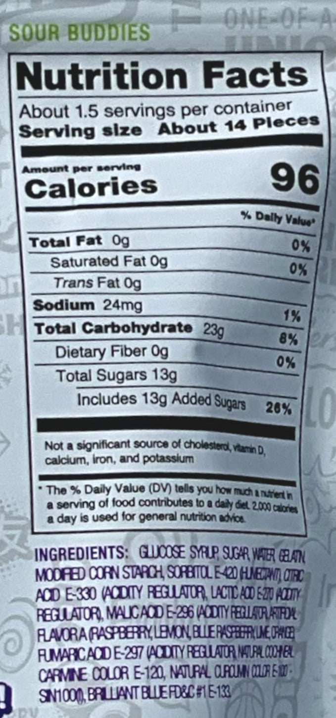 Andersen's Sour Buddies