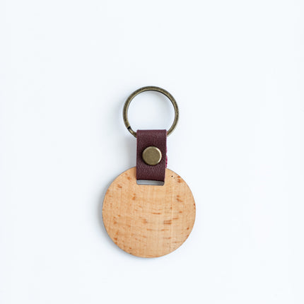 Inherit Rejoice Wood Keychain