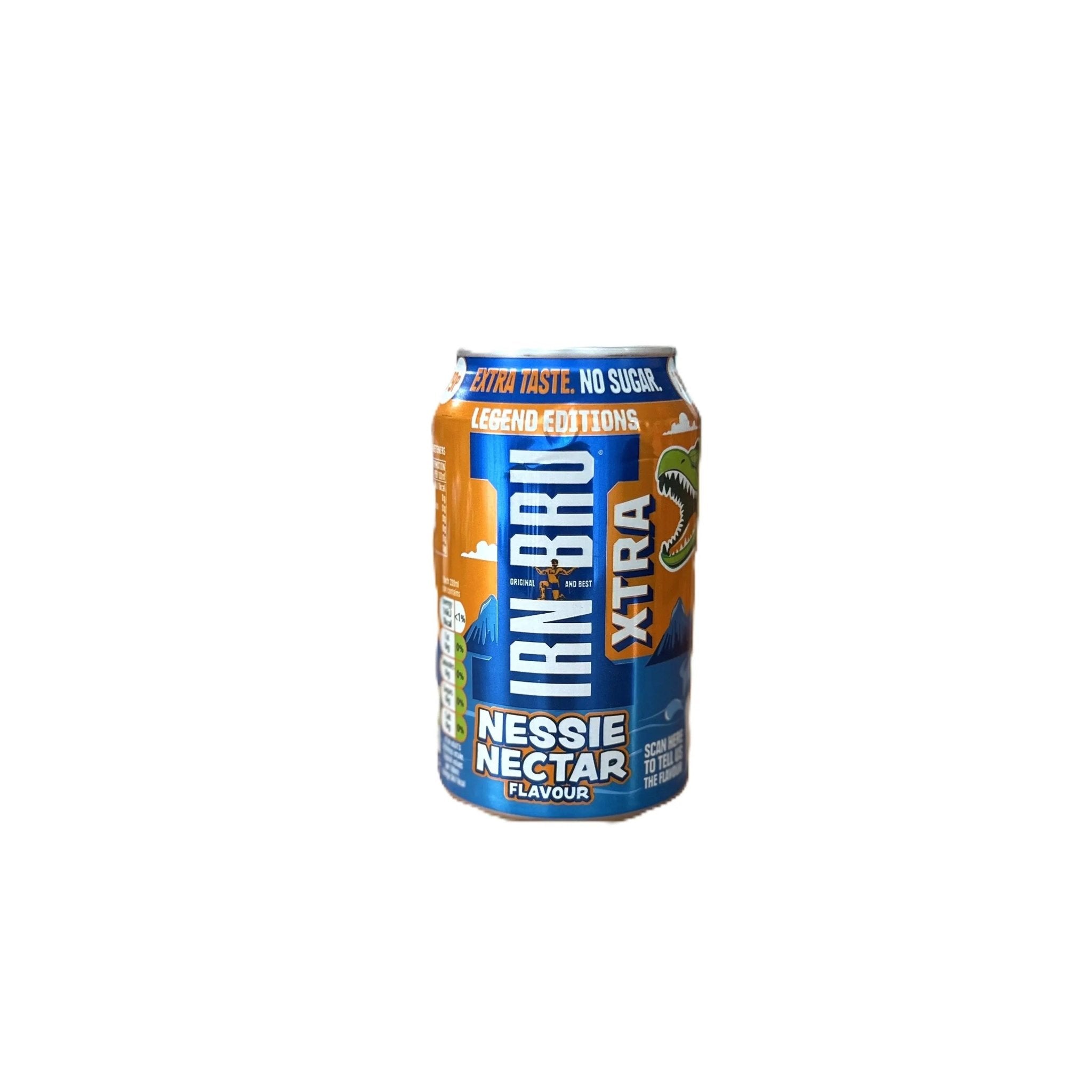 Irn‑Bru Xtra Nessie Nectar – Limited Edition 330 mL Zero‑Sugar Soda (Scotland)