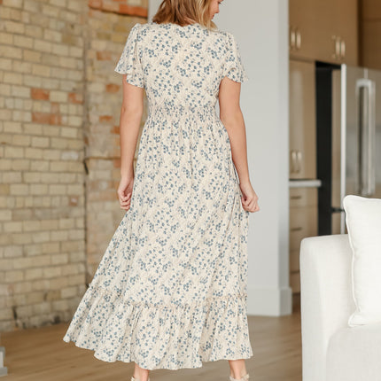 Isabella V-Neck Floral Maxi Dress - FINAL SALE