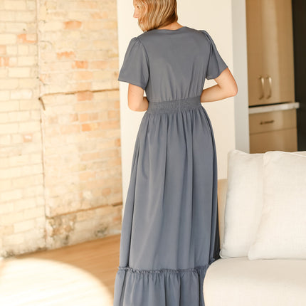 Isabella V-Neck Maxi Dress - FINAL SALE