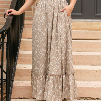 Isabella V Neck Maxi Dress