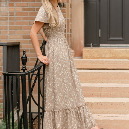 Isabella V Neck Maxi Dress