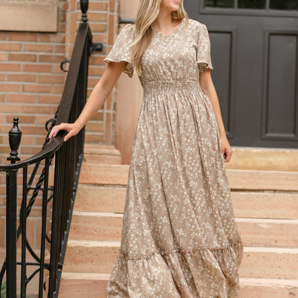 Isabella V Neck Maxi Dress