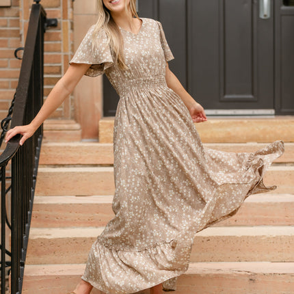 Isabella V Neck Maxi Dress
