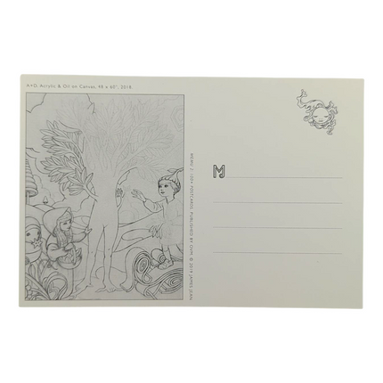 James Jean "A + D" Postcard