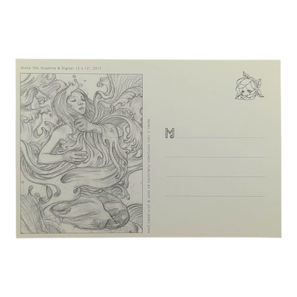 James Jean "Aloha 'Oe" Postcard