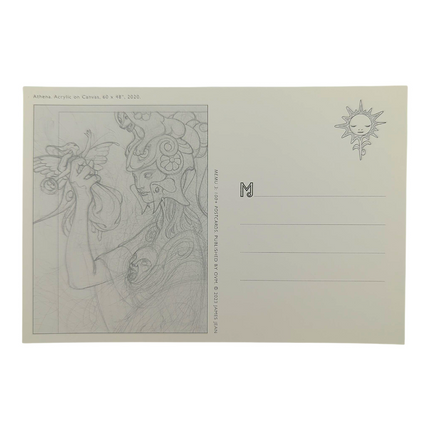 James Jean "Athena" Postcard