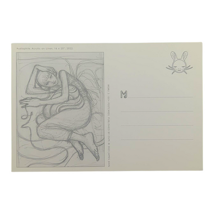 James Jean "Audiophile" Postcard