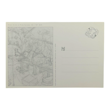 James Jean “Aviary" Postcard
