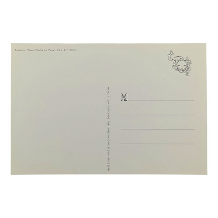 James Jean "Bassoon" Postcard