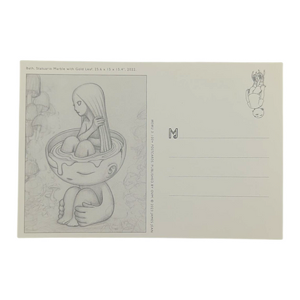 James Jean "Bath” Postcard