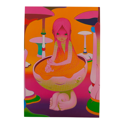 James Jean "Bath” Postcard