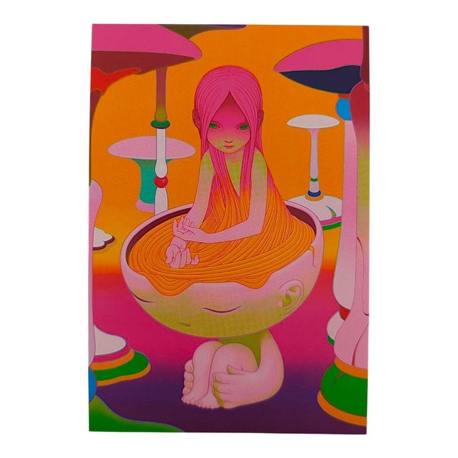 James Jean "Bath” Postcard