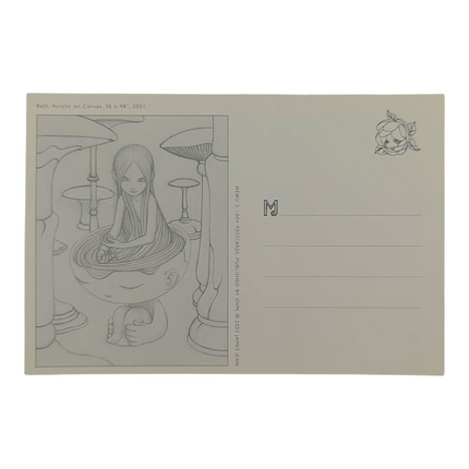James Jean "Bath” Postcard