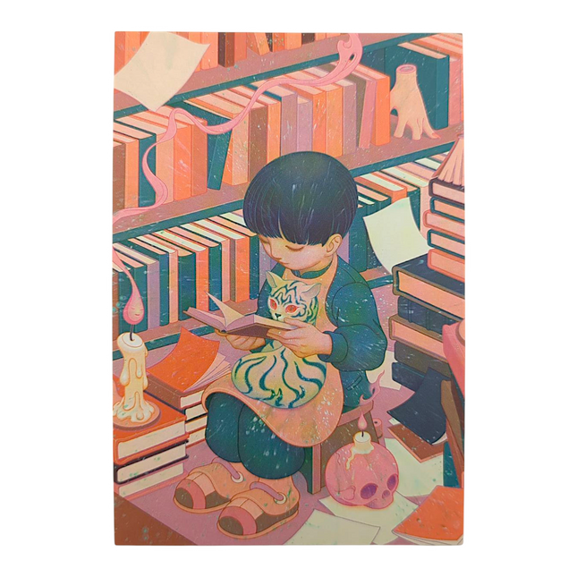 James Jean "Bibliophile" Postcard