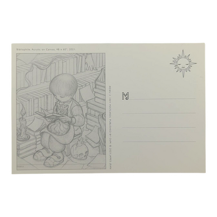 James Jean "Bibliophile" Postcard
