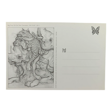 James Jean "Big Five" Postcard