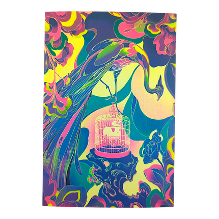 James Jean "Birdcage” Postcard