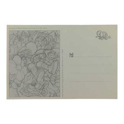 James Jean "Bouquet II” Postcard