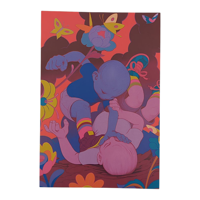 James Jean "Brawl” Postcard