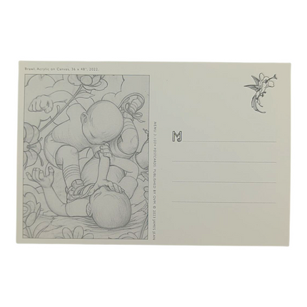 James Jean "Brawl” Postcard