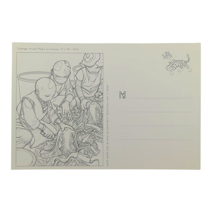 James Jean "Cabbage" Postcard