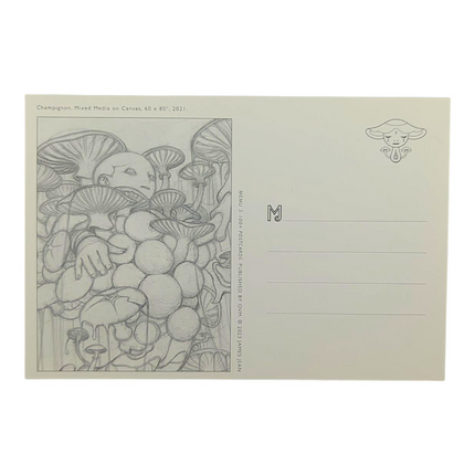 James Jean "Champignon" Postcard